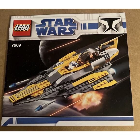 LEGO Star Wars 7669 Instruction Manual Replacement Booklet INSTRUCTIONS ONLY - Picture 1 of 2